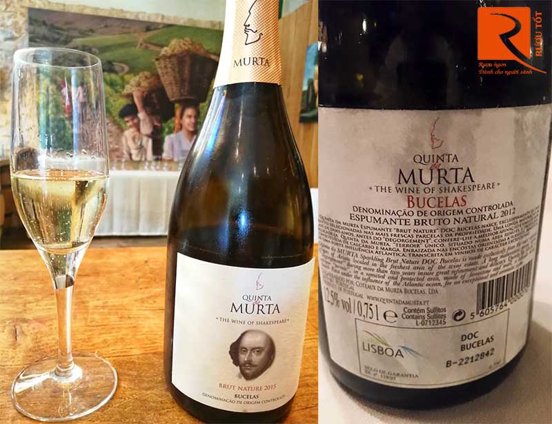 Rượu Bồ Đào Nha Quinta Da Murta Espumante Brut Nature