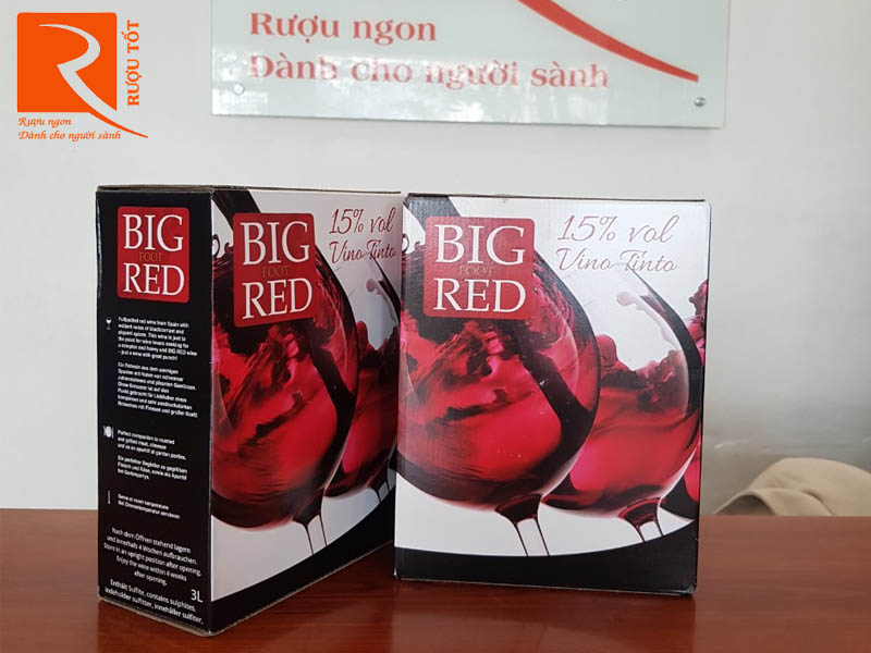 Vang bịch BIG RED 15 độ