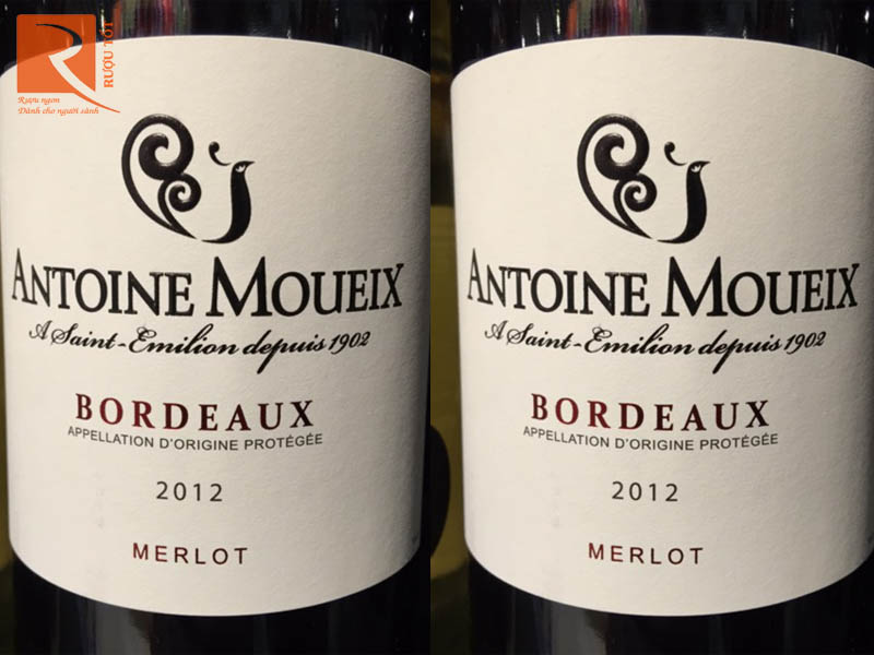 Antoine Moueix Bordeaux merlot