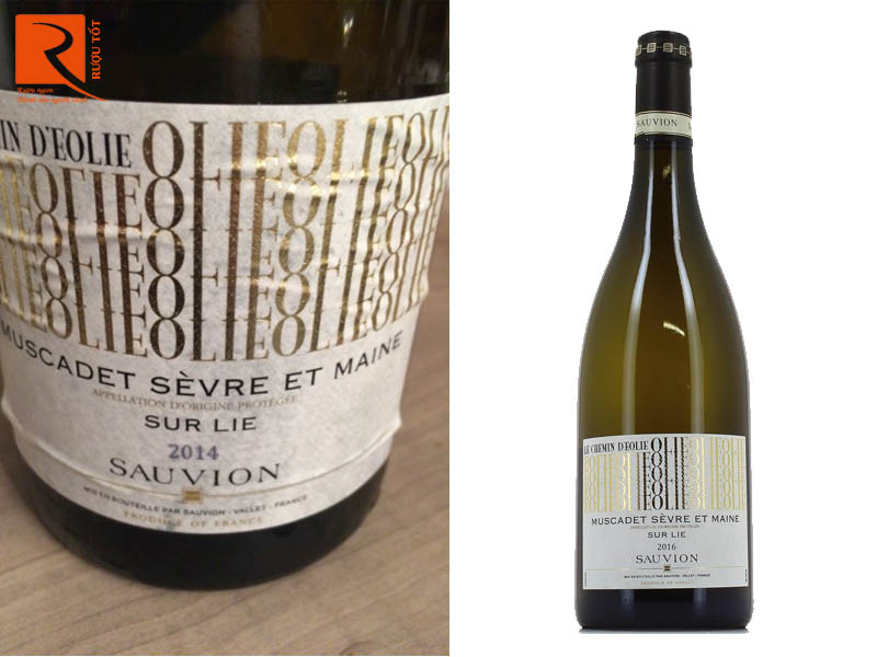 Vang Pháp Muscadet Le Chemin d'Eolie Sauvion