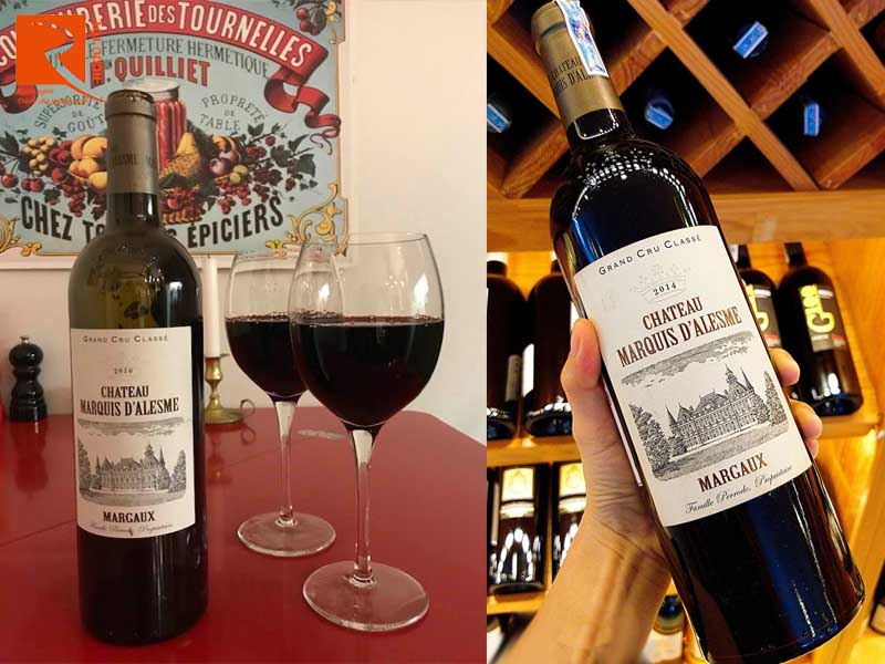 Rượu vang Chateau Marquis d'Alesme Margaux