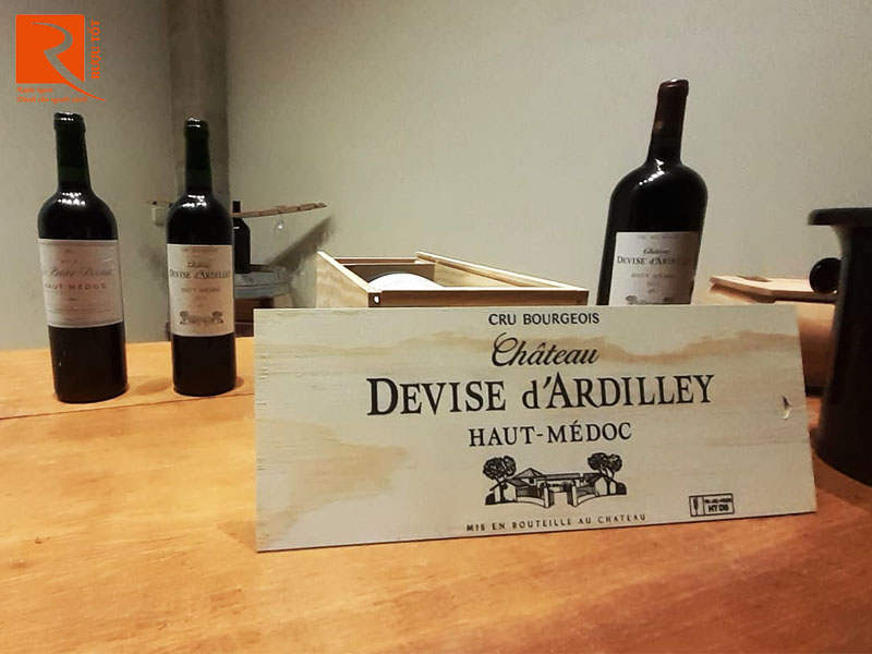 Rượu vang đỏ Chateau Devise D'Ardilley