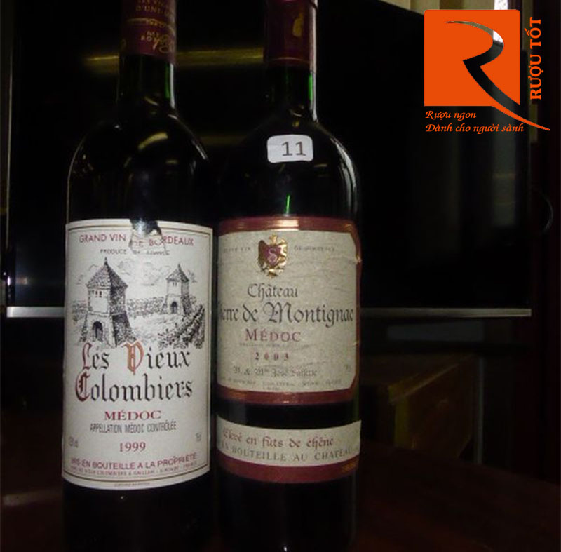 Rượu Vang Les Vieux Colombiers Medoc