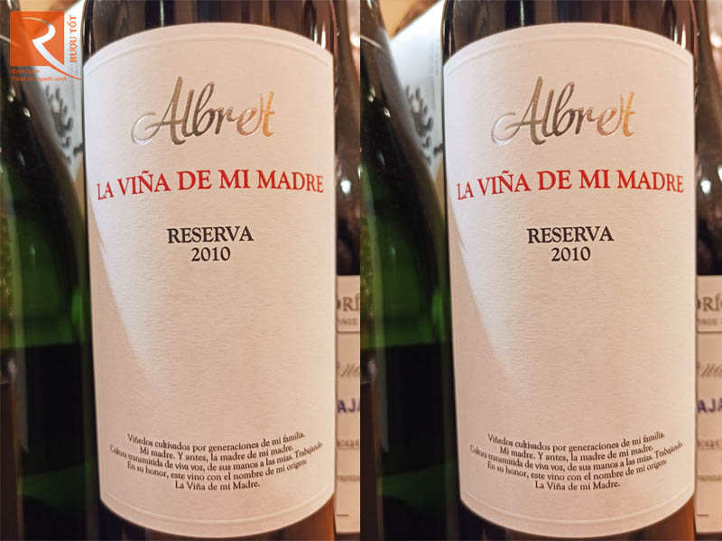 Bodega Albret La Vina de mi Madre