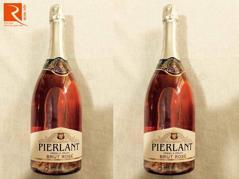 Vang nổ Pháp Pierlant Brut Rosé