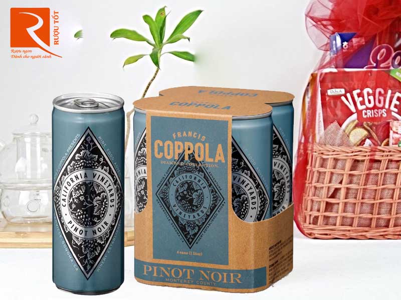 Vang Lon Mỹ Coppola Diamond Chardonnay - Pinot Noir