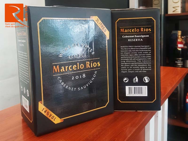 Vang Chile Marcelo Rios Reserva Cabernet Sauvignon