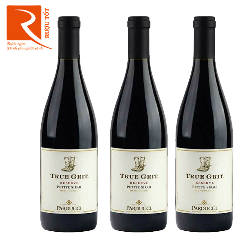 Vang Mỹ True Grit Reserve Petite Sirah 94 điểm