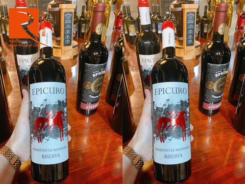 Vang Ý Epicuro Primitivo di Manduria Riserva