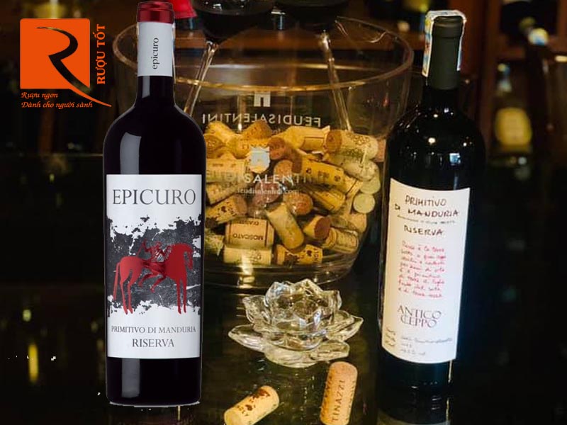 Vang Ý Epicuro Primitivo di Manduria Riserva