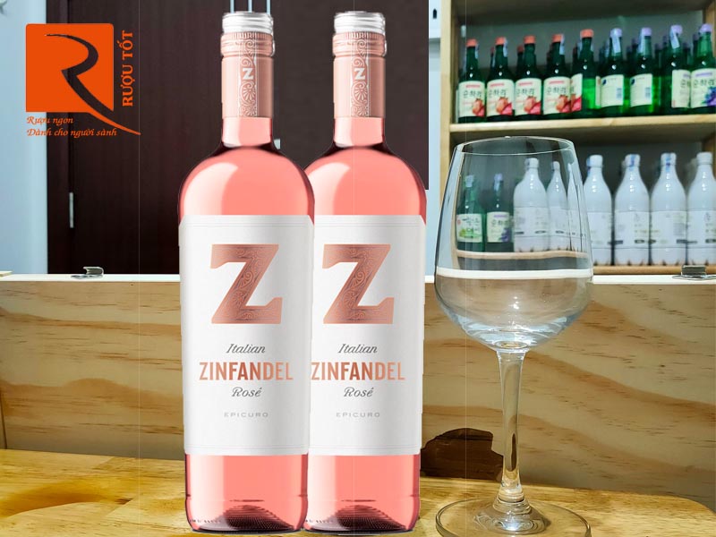 Vang Ý Z Zinfandel Epicuro Rose