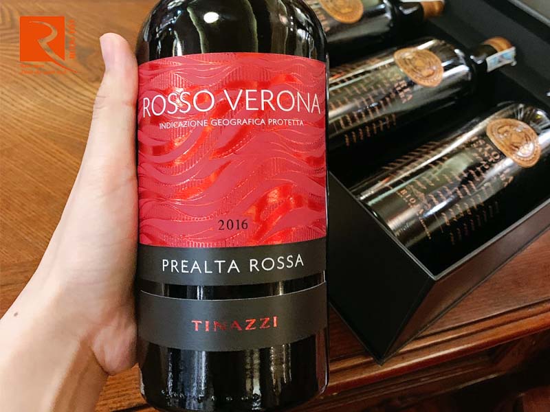 Rượu vang Ý Rosso Verona Prealta Rossa Tinazzi IGP