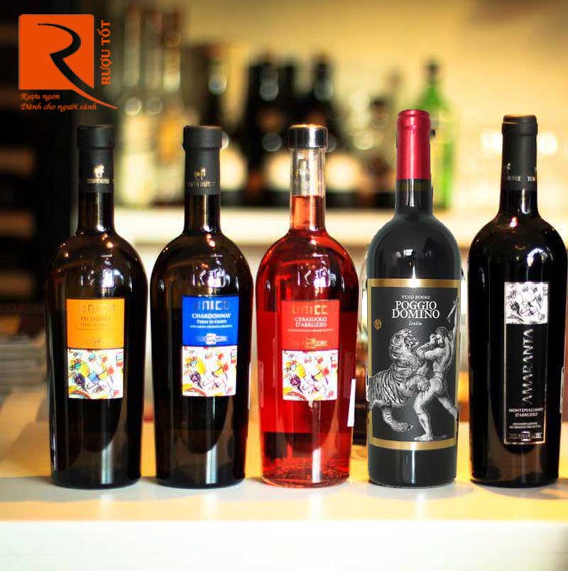 Rượu vang Ý Poggio Domino Vino Rosso Abruzzo