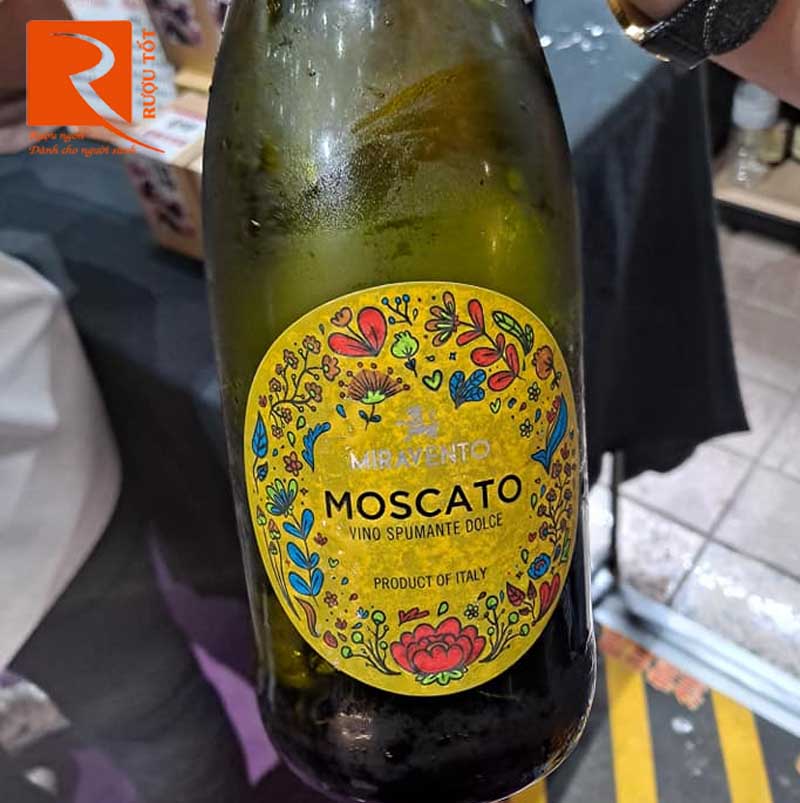 Rượu vang nổ Ý Miravento Moscato Vino Spumante