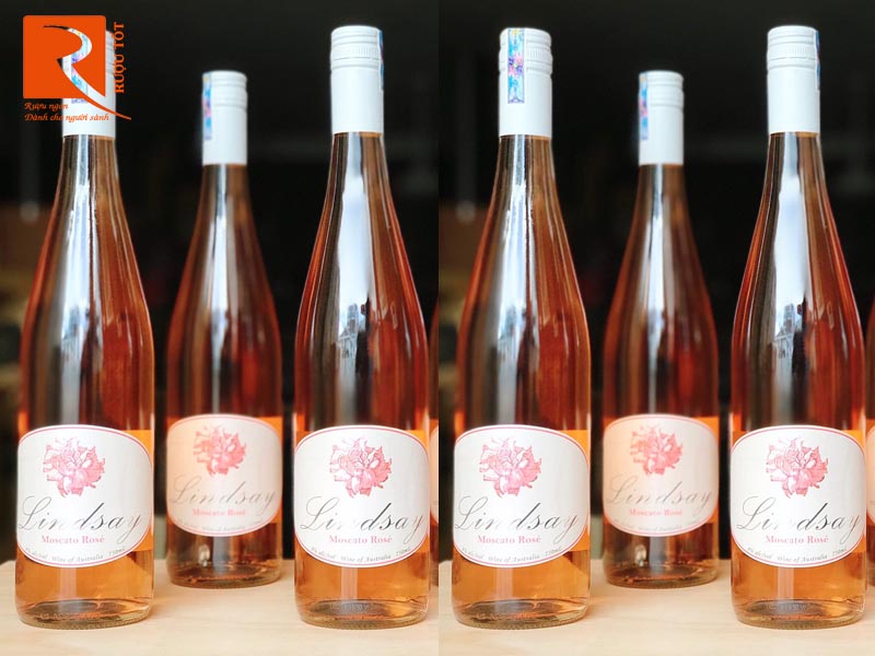 Rượu vang Lindsay Moscato Rose