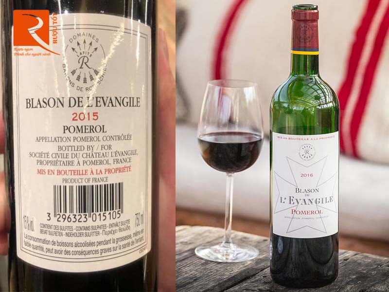 Rượu vang Pháp Blason de L’Evangile Pomerol