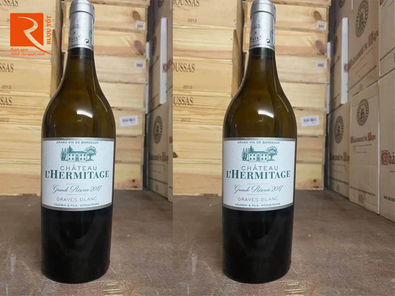 Rượu vang Pháp Chateau L'Hermitage Grande Reserve Graves Blanc