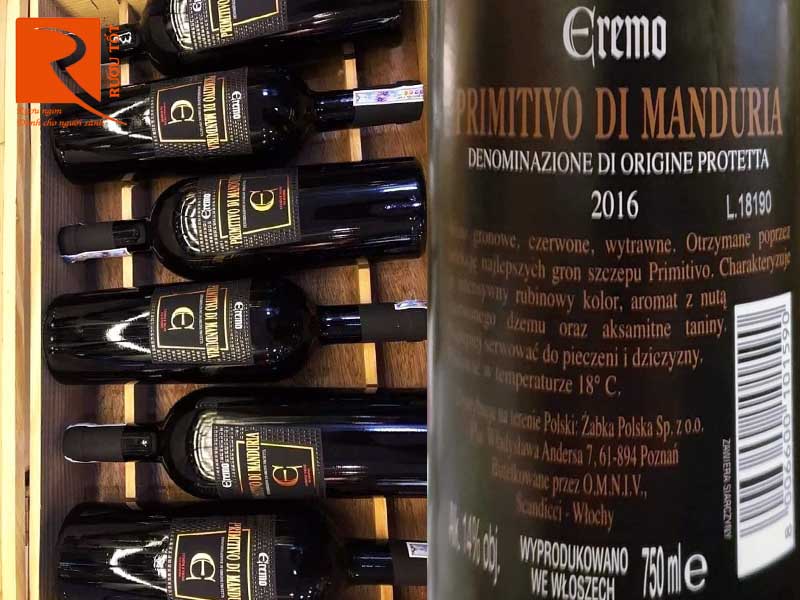 Vang Ý Eremo Primitivo Di Manduria DOP