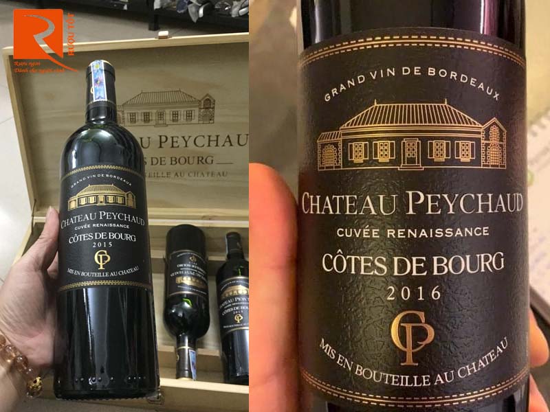 Vang Pháp Chateau Peychaud Cotes De Bourg Cuvee Renaissance