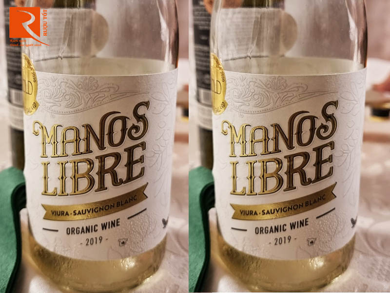 Rượu vang Manos Libre Viura Sauvignon Blanc Organic