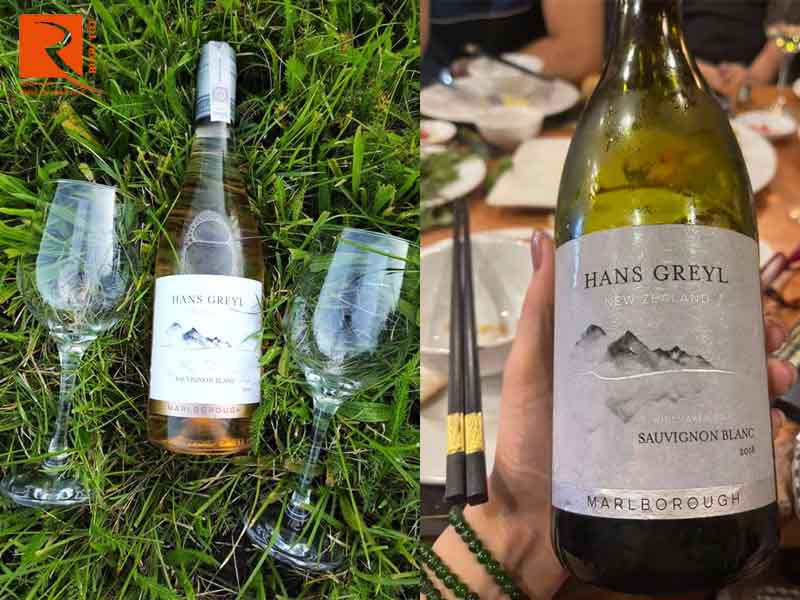 Vang trắng Hans Greyl Sauvignon Blanc Marlborough