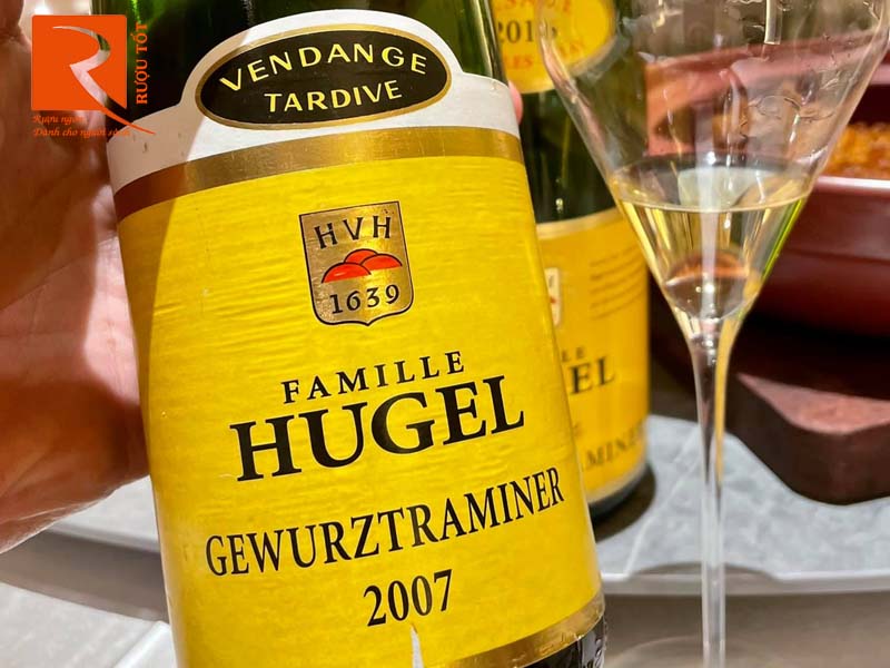 Vang Pháp Famille Hugel Gewurztraminer Vendange Tardive