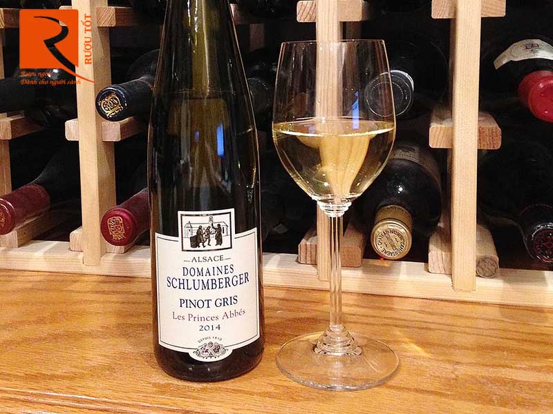 Vang Pháp Domaines Schlumberger Pinot Blanc Les Princes Abbes