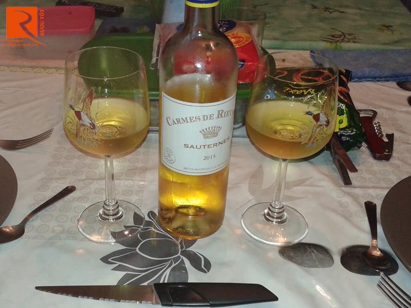 Vang Pháp Carmes De Rieussec Sauternes AOP