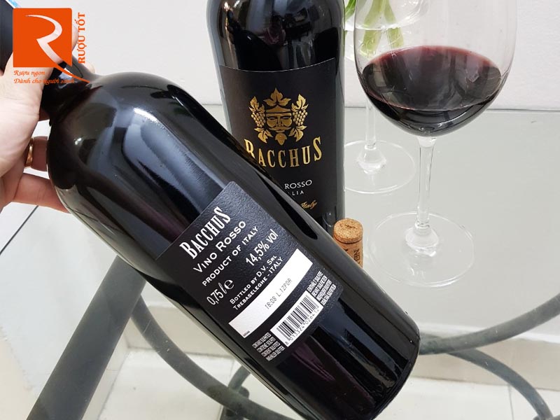 Rượu vang Ý Bacchus Vino Rosso Blend