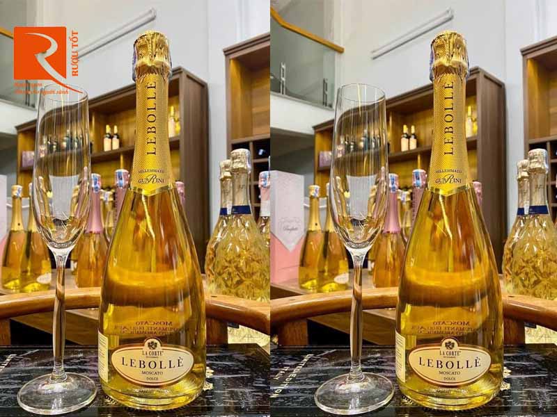 Rượu Vang Nổ Ý Lebolle Moscato Dolce Thượng Hạng