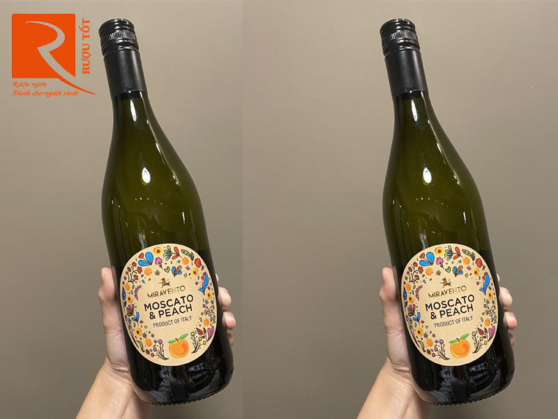 Rượu Vang Ý Moscato Peach Miravento Giá rẻ