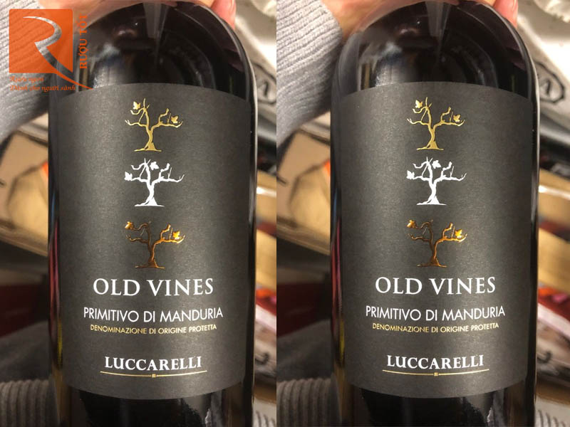 Rượu Vang Ý Old Vines Luccarelli Primitivo di Manduria GIá rẻ