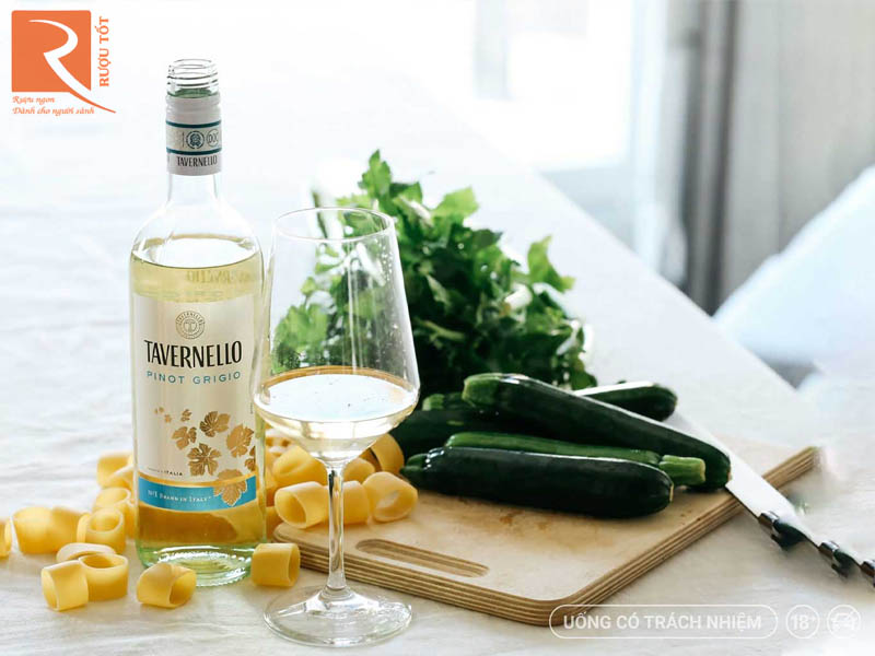 Rượu Vang Ý Tavernello Pinot Grigio Delle Venezie Giá rẻ