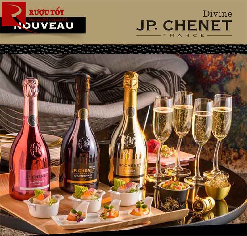 Vang Nổ JP Chenet Divine Blanc de Blancs Muscat Demi Sec