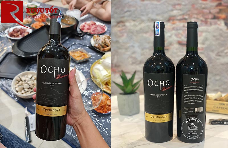 Rượu Vang Ocho Reserva Cabernet Sauvignon