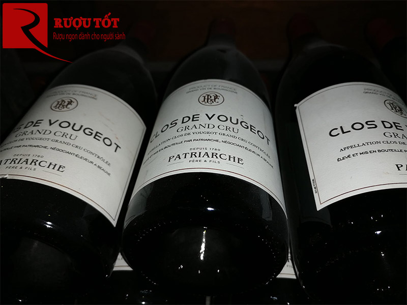 Rượu Clos Vougeot Patriarche Grand Cru