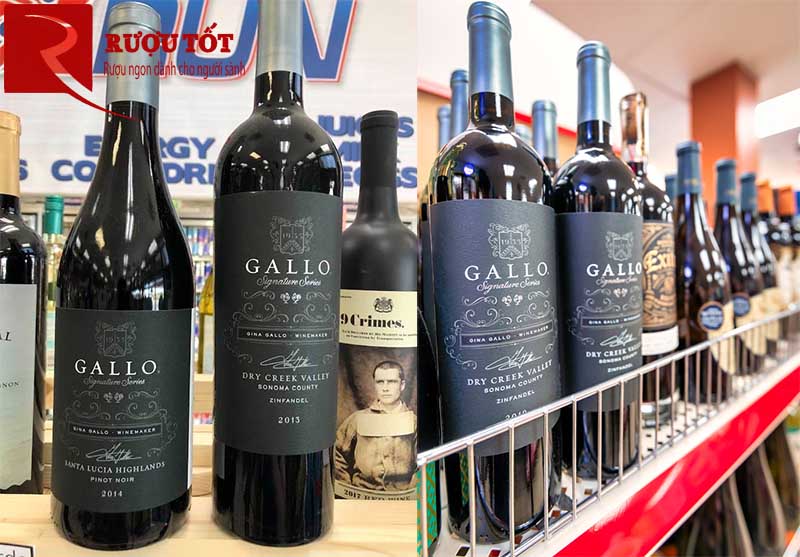 Vang Mỹ Gallo Dry Creek Valley Signature Series Zinfandel