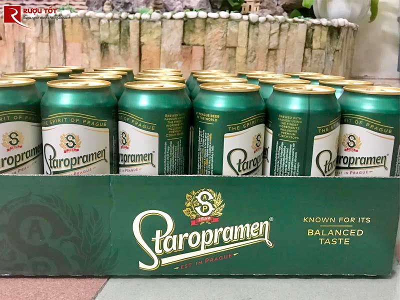 Bia Staropramen dạng lon 500ml 