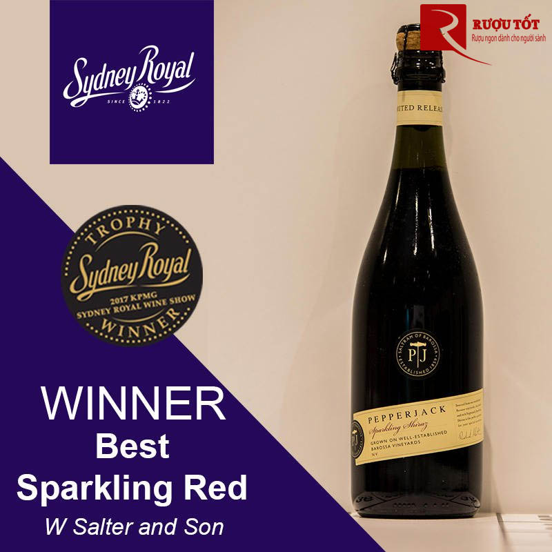 Rượu Pepper Jack Sparkling Shiraz