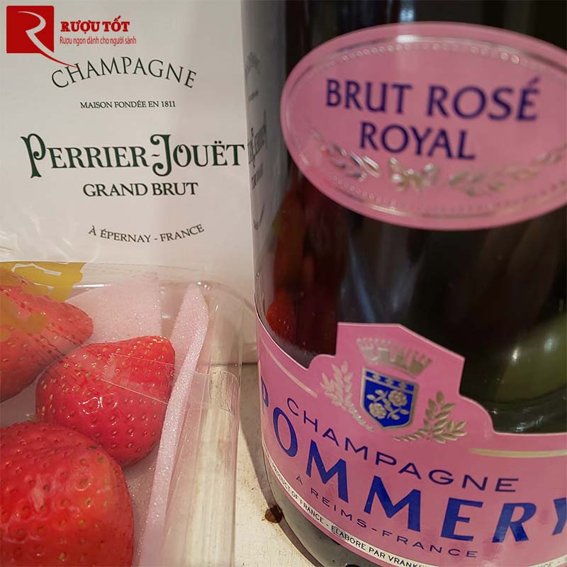 Vang Pommery Brut Rose