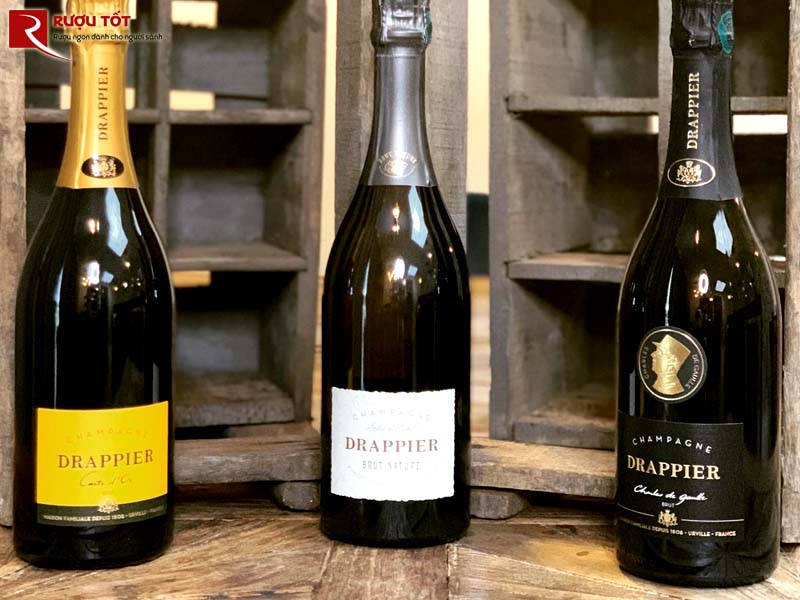 Rượu vang Pháp Champagne Drappier Cuvee Charles de Gaulle