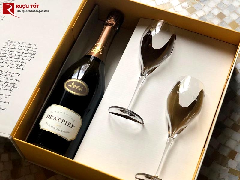 rượu Champagne Drappier Millésime Exception