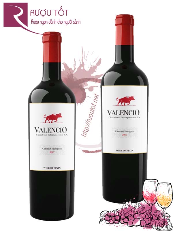Rượu vang Valencio Cabernet Sauvignon 13,5% Cao cấp