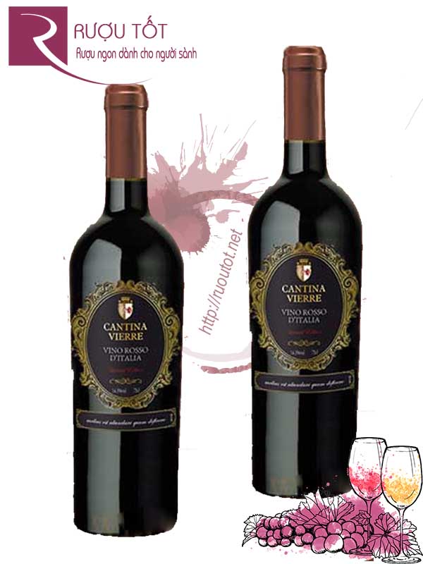 Rượu Vang Cantina Vierre Limited Edition Vino Rosso D'italia Hảo hạng