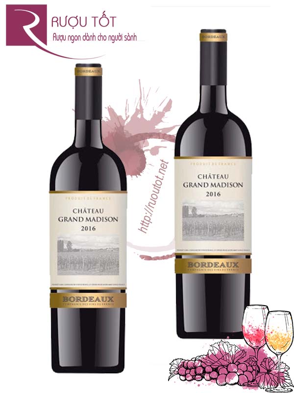 Vang Pháp Chateau Grand Madison Boudeaux Thượng hạng