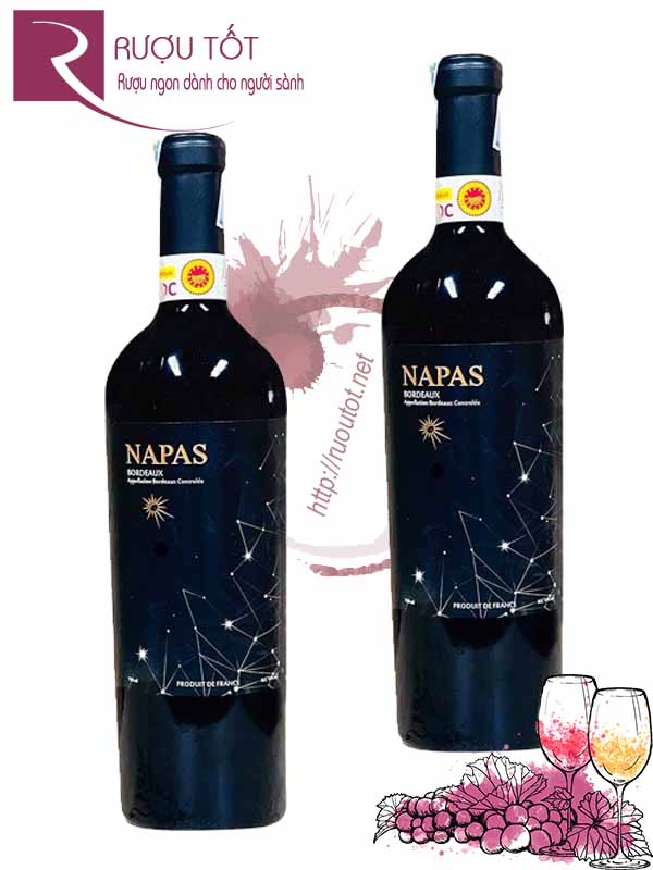 Vang Pháp Napas Vin De Bordeaux Chính hãng