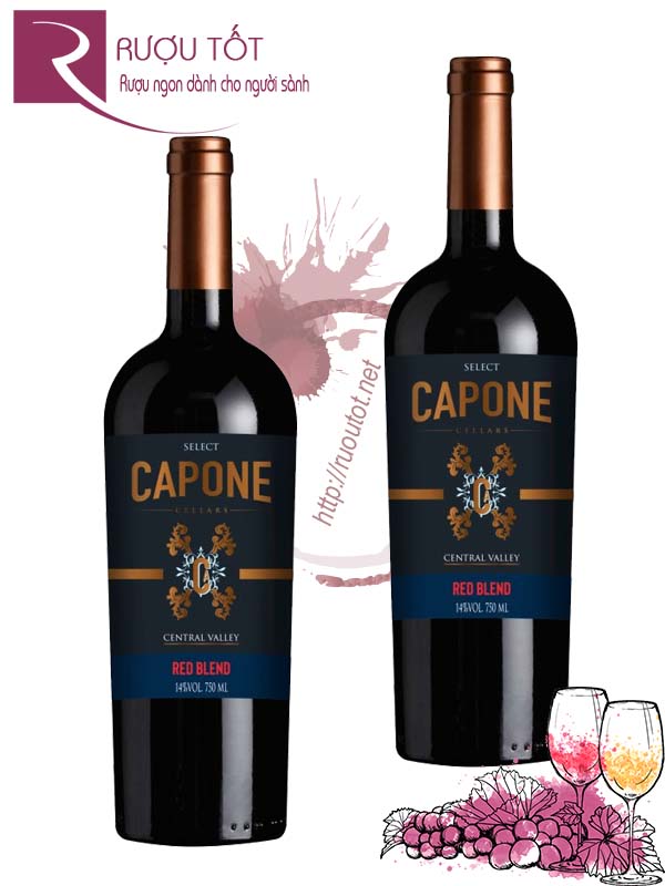 Vang Chile Capone Red Blend Central Valley Giá Tốt