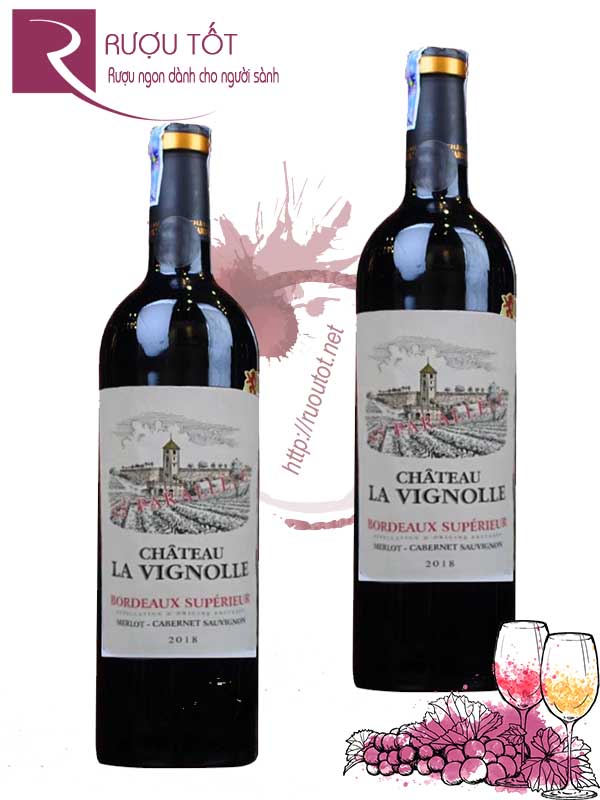 Rượu Vang La Vignolle Chateau Bordeaux Superieur Giá Tốt