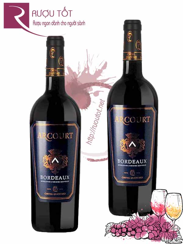 Vang Pháp Arcourt Bordeaux Cheval Quancard Chính Hãng