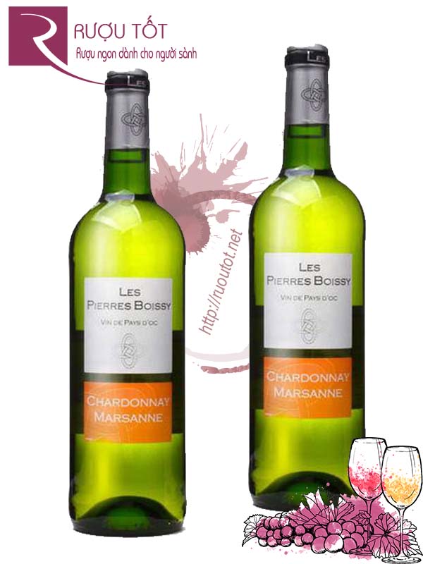 Vang Pháp Chardonnay Marsanne Les Pierres Boissy